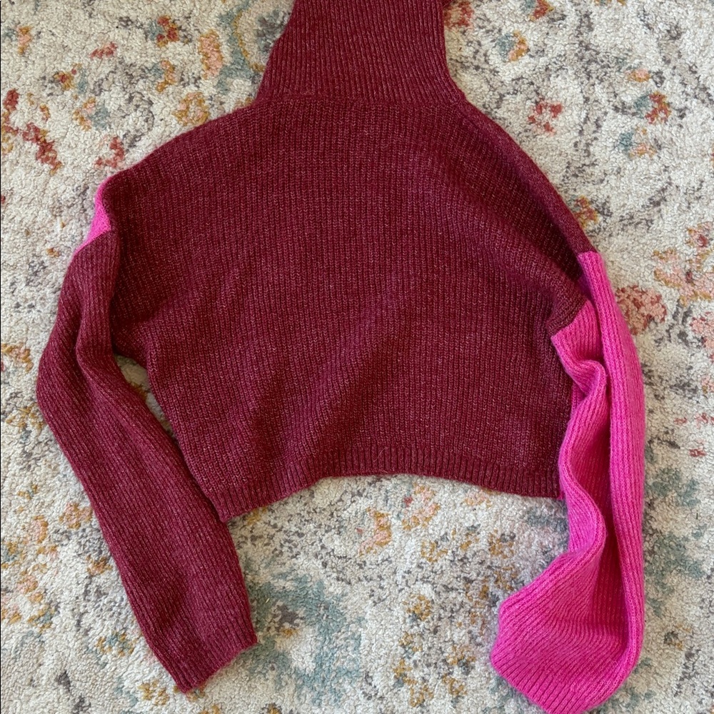 Wild Fable Oversized Crop Turtleneck Sweater - Picture 3 of 4